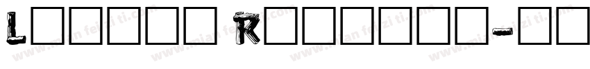 Logger Regular字体转换